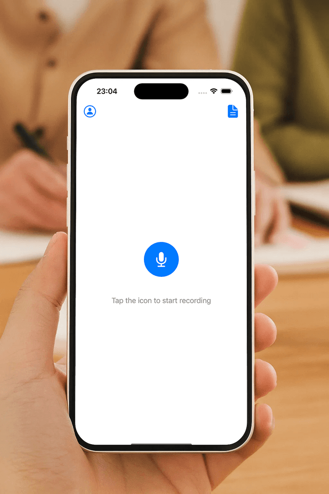 EpochNotes mobile app interface